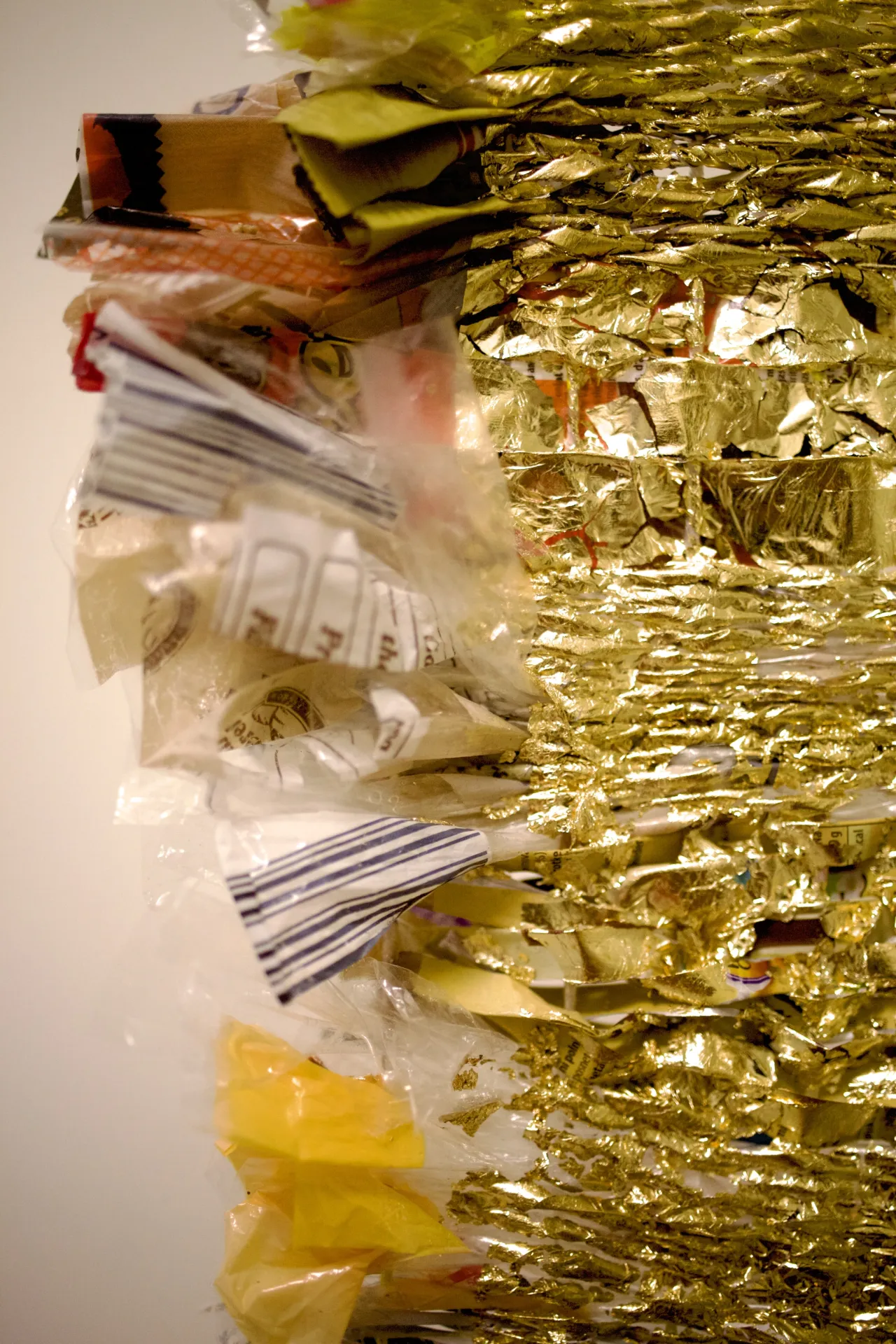 values ​​in the world - values ​​in the world - Plastic trash and gold - 2024